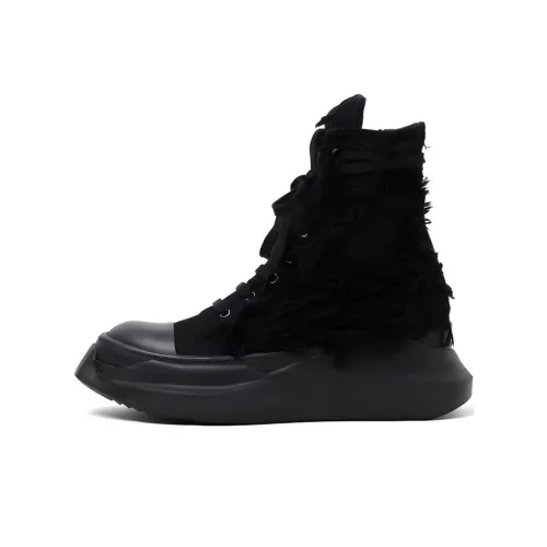 Rick Owens DRKSHDW Casual Shoes Women's High-Top Black