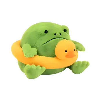 JELLYCAT Amphibian & Reptile Collection Swim Ring Rain Frog Dolls Plush Doll Small Size Tall