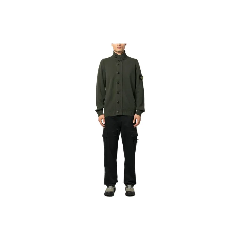 STONE ISLAND Knitwear Men's Army Green-2