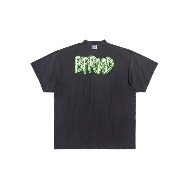 Balenciaga T Shirt Loose Fit Style Unisex Black-1