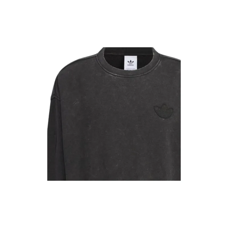 Adidas Originals Clover Series FW24 CREW SWEATSHIRT Men Black-3