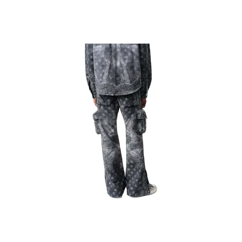 AMIRI FW24 Cargo Pants Men's Dark Gray-2