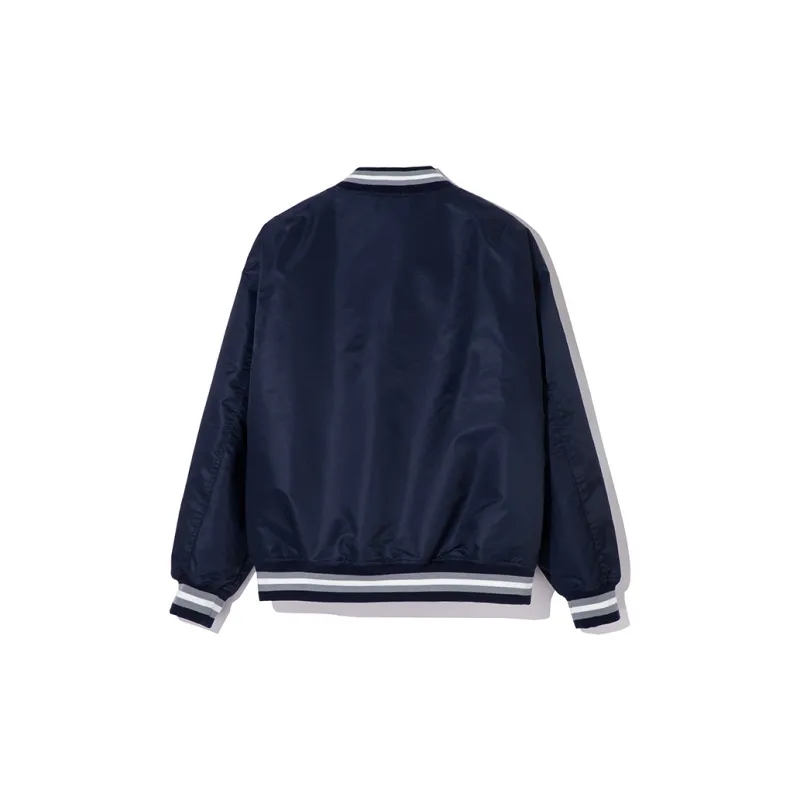 COVERNAT Casual Jackets & Coats Comfortable Versatile Street Style Baseball Jacket Unisex Blue-1