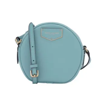 MARC JACOBS Leather Shoulder Bag, Crossbody Bag Women's Light Blue