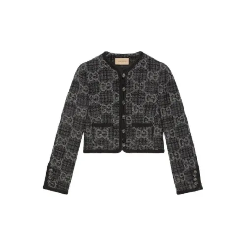 GUCCI Jackets Women's Gray