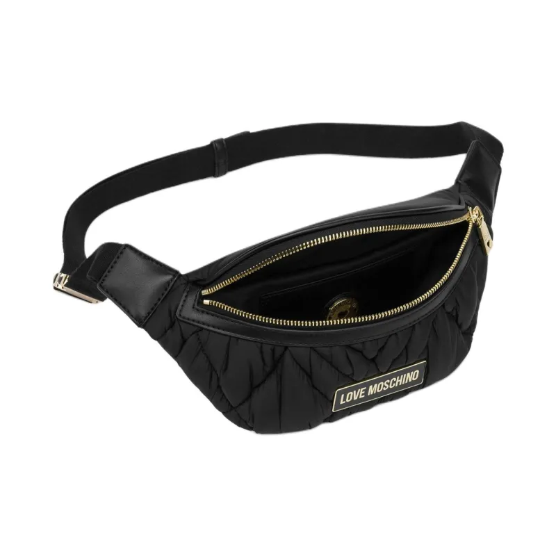 LOVE MOSCHINO Nylon Fanny Pack Women's Black-2