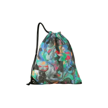 Speedo Polyester Backpack Unisex Green & Peach