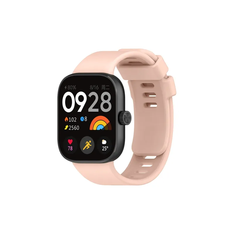 Miss Wrist Red Beige Compatibility Watch Band 135~210mm Silicone Material-2