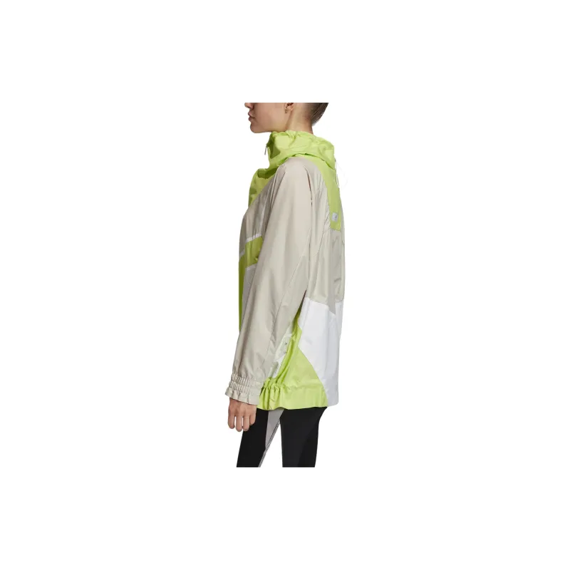 Adidas Stella McCartneyAdizero Jackets & Coats Women's Transparent Brown/Semi Frozen Yellow/White-4