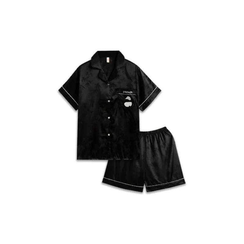 Sleeping Beauty Pajama Set Women's Black-1