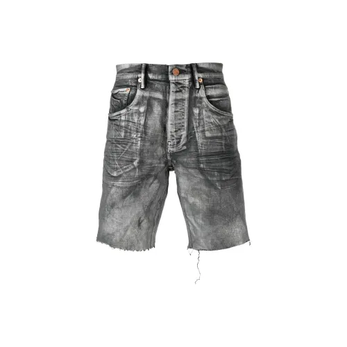 PURPLE-BRAND Denim Shorts Men Dark Gray