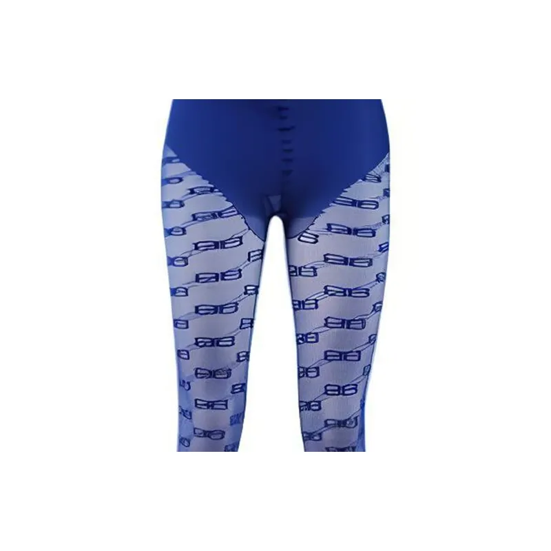 Balenciaga Bb Monogram Tights 'Royal'-4