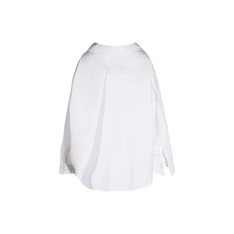 Balenciaga Off Shoulder Oversized Poplin Shirt-1