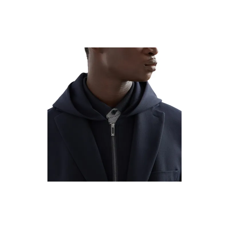 EMPORIO ARMANI Viscose blend Blazer With Detachable Inner Panel And Hood-5