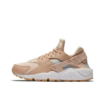Nike Air Huarache Run Anti-Slip Wear-Resistant Low-Top Running Shoes Women's Khaki Brown