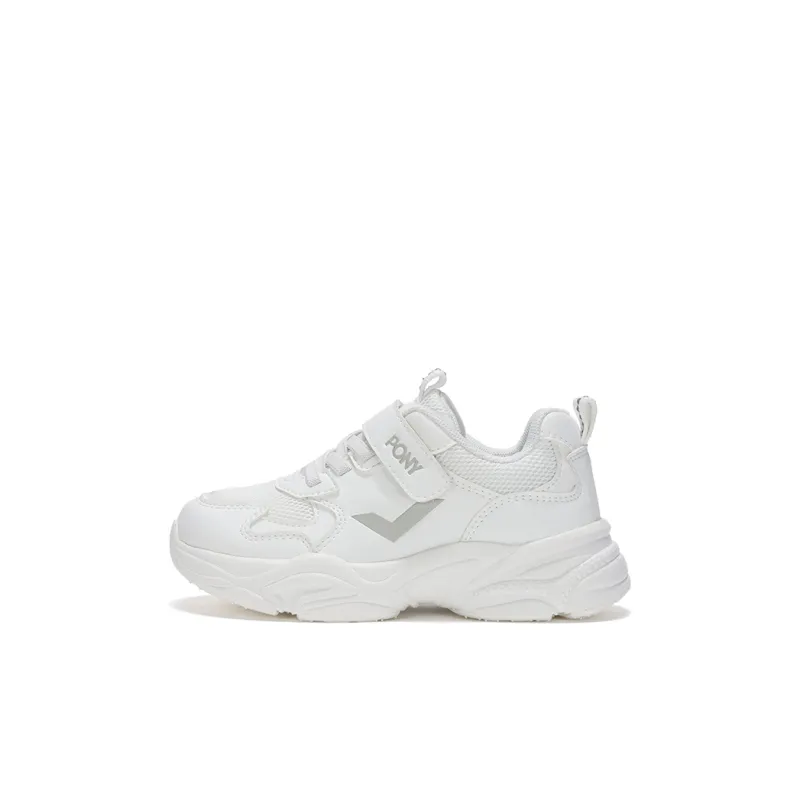 PONY MODERN Slip Resistant Cushioning Wear Resistant Kids Lifestyle Shoes White Gray Kids'-0