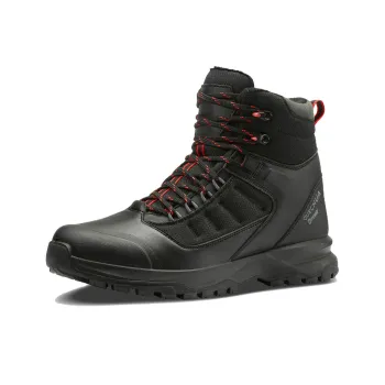 DECATHLON SH500 Wear Resistant And Water Resistant Mid Top Trekking Shoes Men's Black