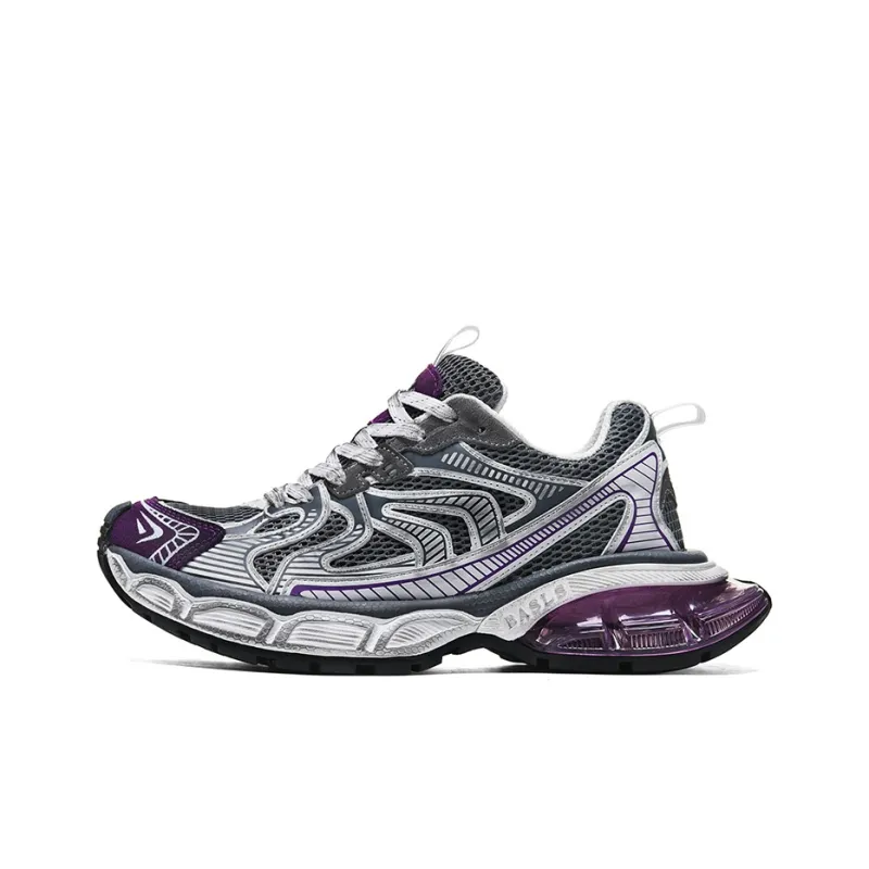 BASLS Fashion Casual Shoes Ankerle Breathable Height Increase Low Top Chunky Sneakers Unisex-22