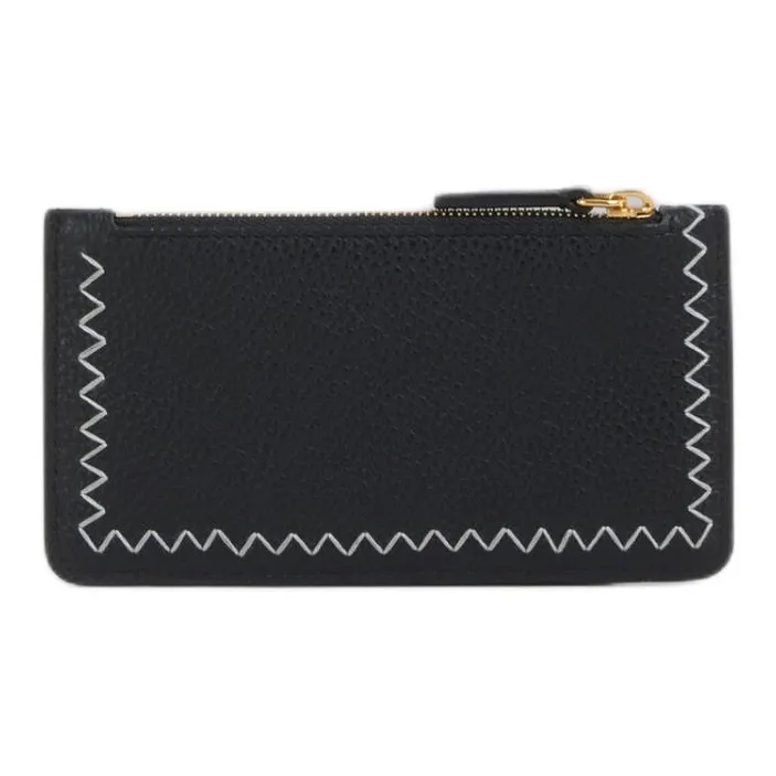 MARNI Calfskin Card Holder Women's Black-1