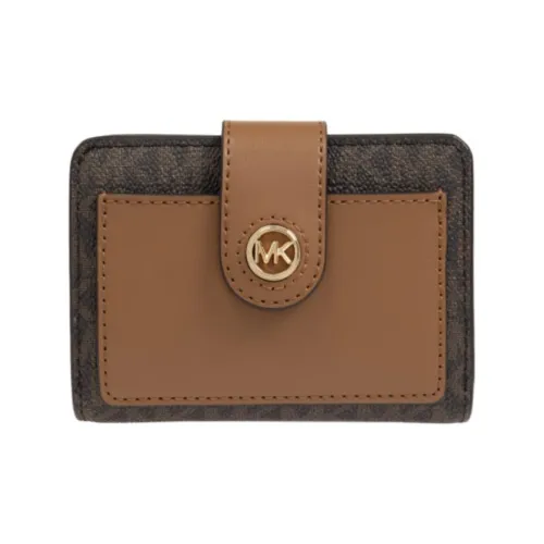 MICHAEL KORS Fabric Wallet Women's Brown
