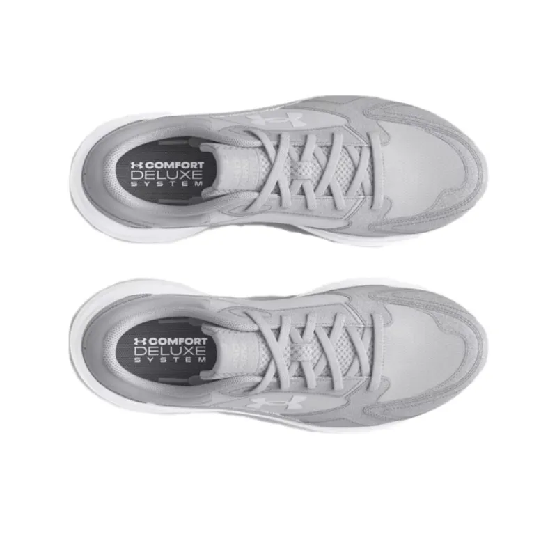 Under Armour Edge Anti Slip Wear Resistant Low Top Training Shoes Men's Gray White-2