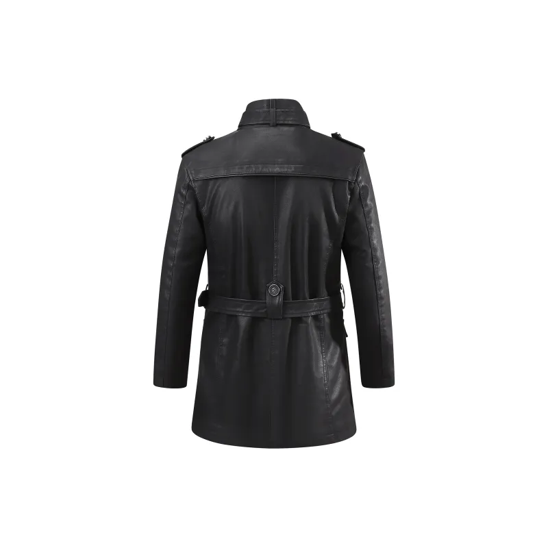 RAP PANDA Leather Jacket Unisex-3