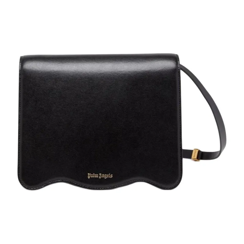 PALM ANGELS Palm Plaque Foldover Shoulder Bag-2