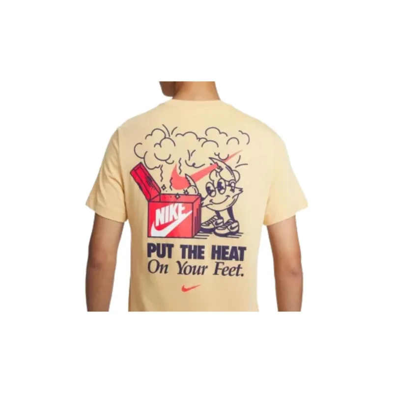 Nike T Shirts Men Yellow-4