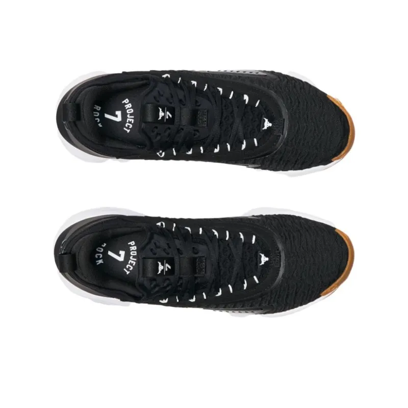 Under Armour Project Rock 7 Black White Gum-3