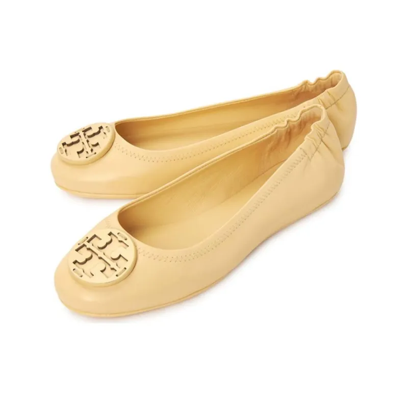TORY BURCH Logo-plaque Ballerina Shoes-4