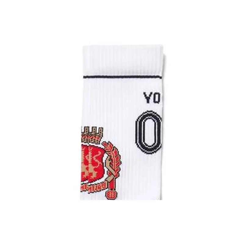 Balenciaga Knee-High Socks Regular Fit Men's 1 Pack White-3