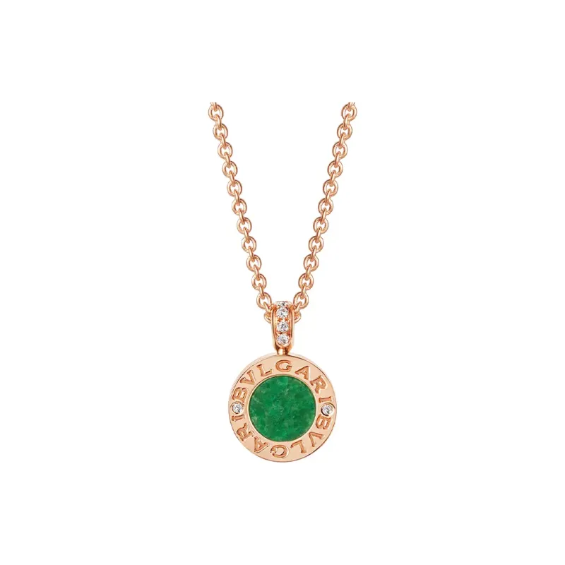 BVLGARI Series 18K Rose Gold Necklaces Unisex-0