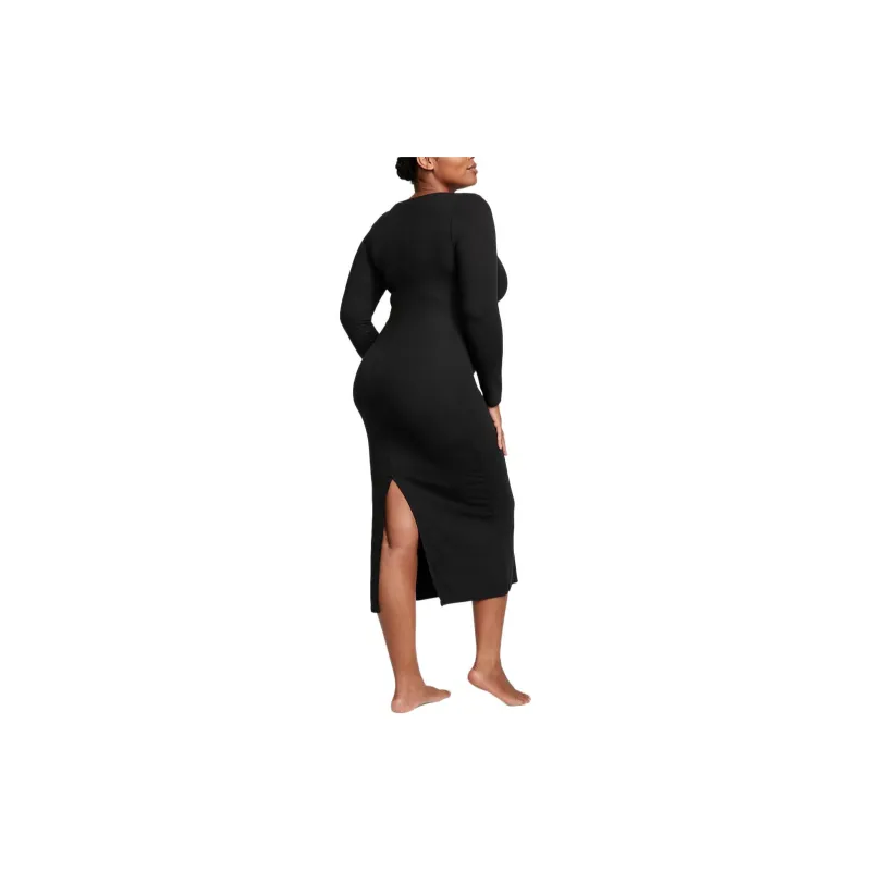 Victoria's Secret Long Sleeved Dress Women's Black-1
