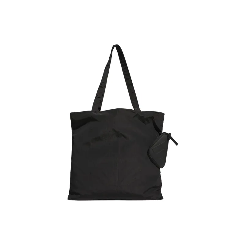 Adidas Recycled Polyester Tote Bag Shopping Bag Handbag Shoulder Bag Regular Unisex Black-3