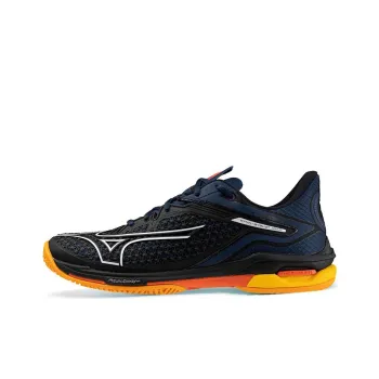 Mizuno Wave Exceed Tour 6 Anti Slip Wear Resistant Low Top Tennis Shoes Unisex Dark Blue