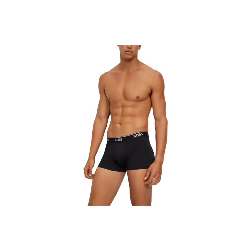 HUGO BOSS Logo-waistband Boxers Pack Of Three-4