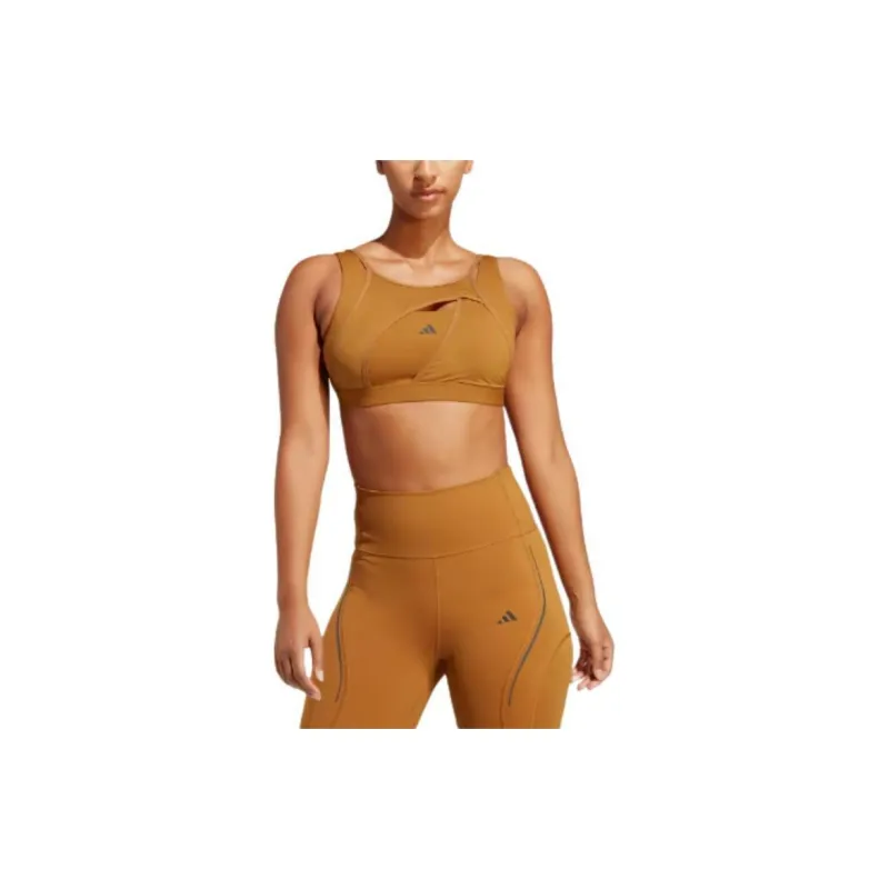 Adidas Neo Powerimpact Luxe Medium Support Bra Women's Brown-2