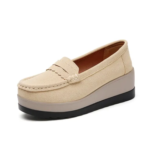 Reivanti Casual Single Shoes Women's Apricot