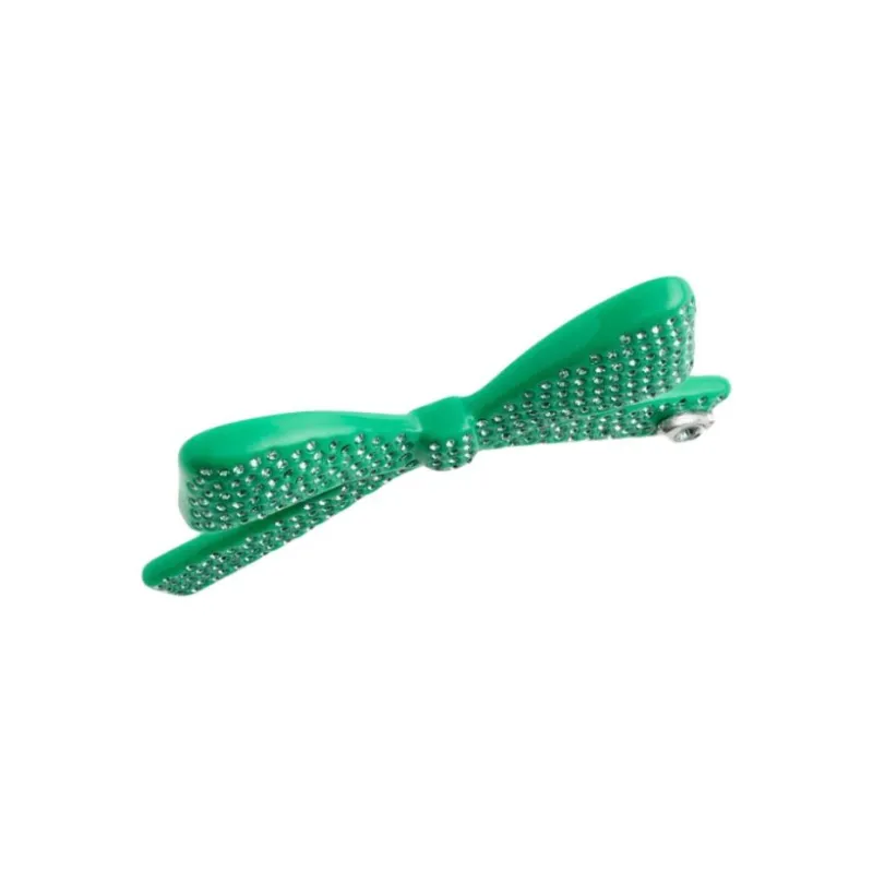 COACH Steel Hair Clips Women's Green-1