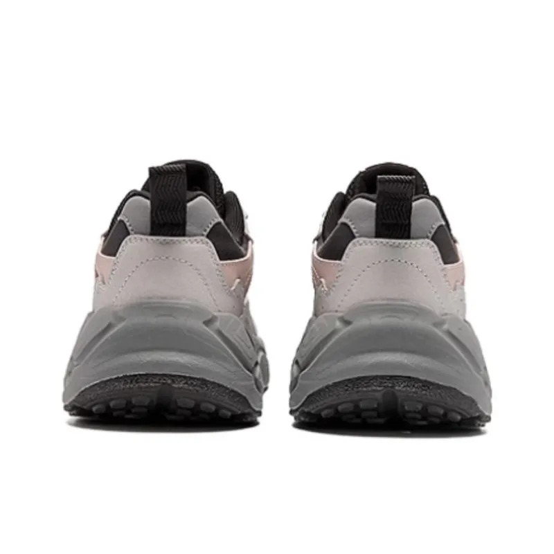 QIAODAN Anti Slip And Wear Resistant Breathable Low Top Casual Shoes Women's Gray-2