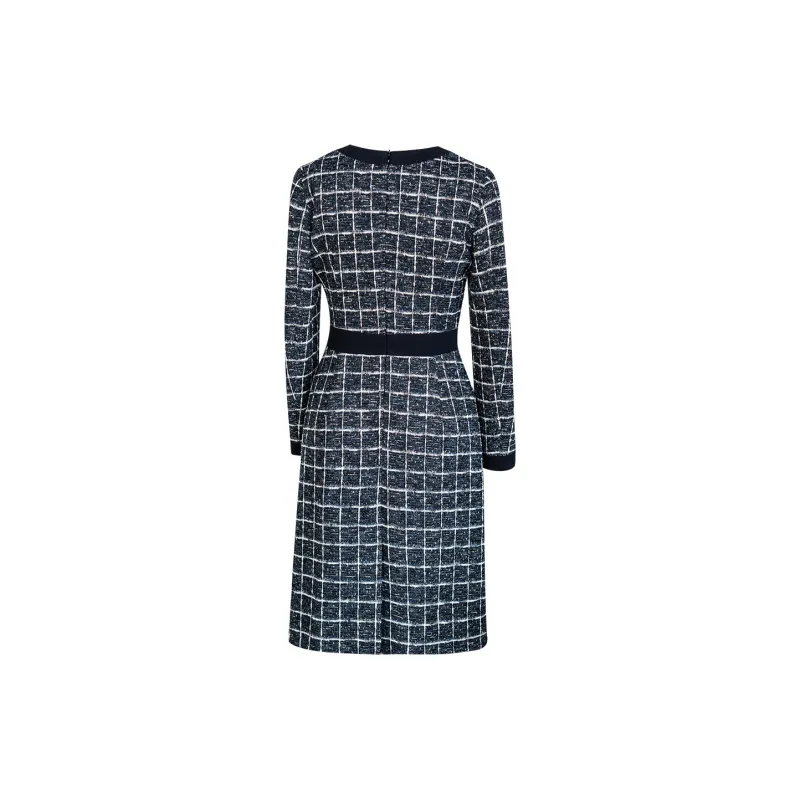 ROEYSHOUSE Long-Sleeved Dresses Women's Plaid-1