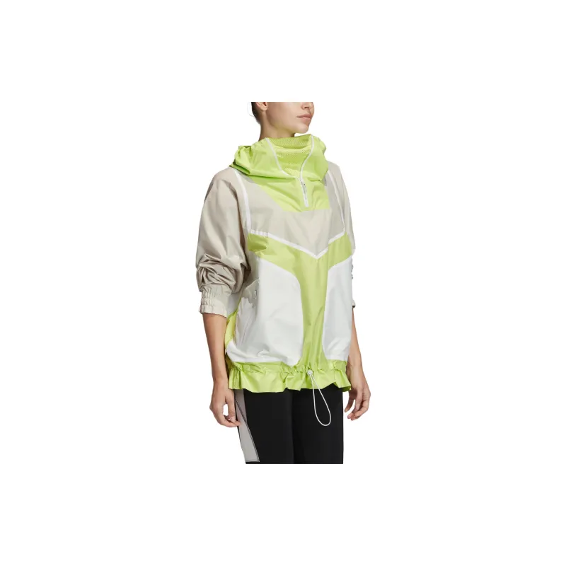 Adidas Stella McCartneyAdizero Jackets & Coats Women's Transparent Brown/Semi Frozen Yellow/White-5