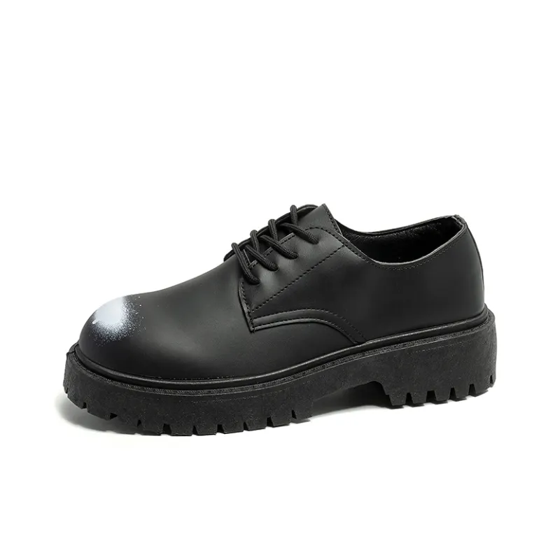 / Dress Shoes Unisex Low Top Black-11