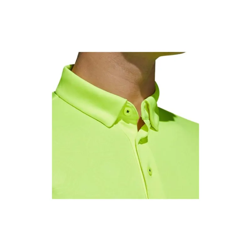 Adidas Polo Shirt Men's Neon Yellow-4