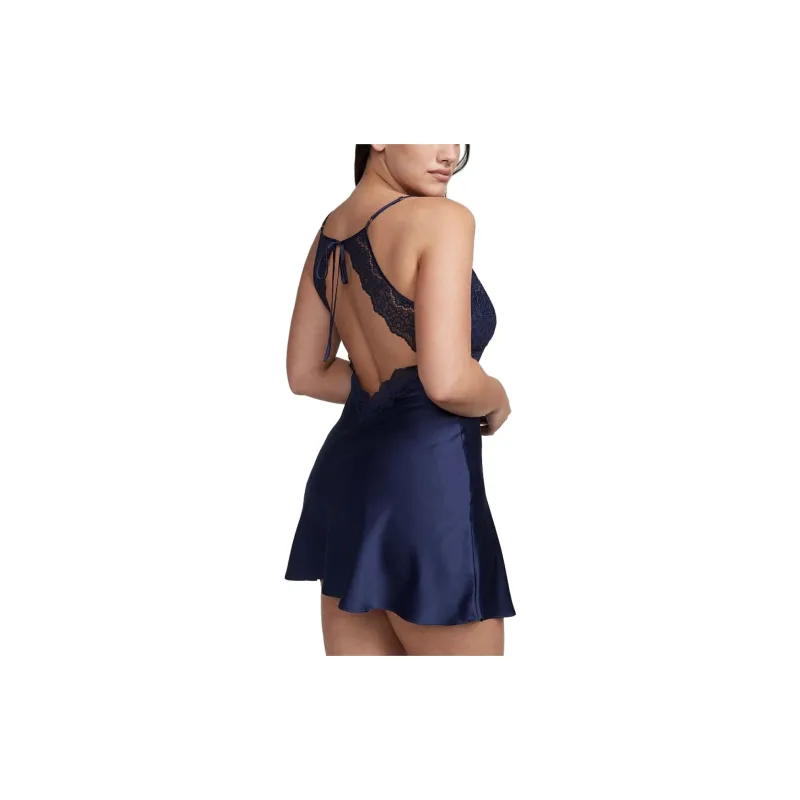 Victoria's Secret Underwear Accessory Nightgown Women's Marine Blue-2