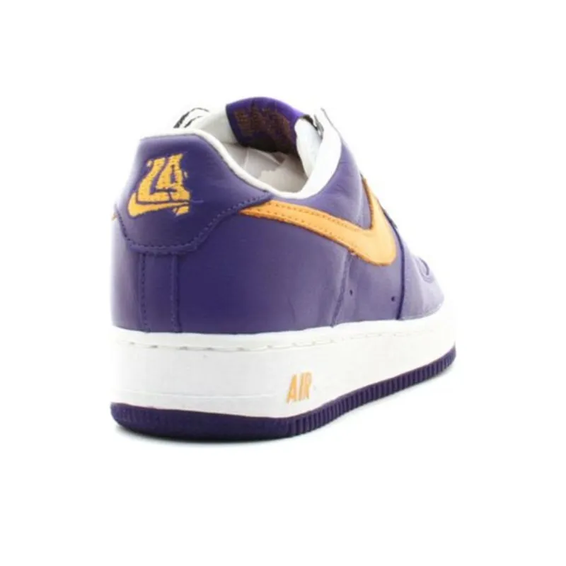 Nike Air Force 1 Anti-Slip Wear-Resistant Low-Top Skateboard Shoes Men's Purple-2