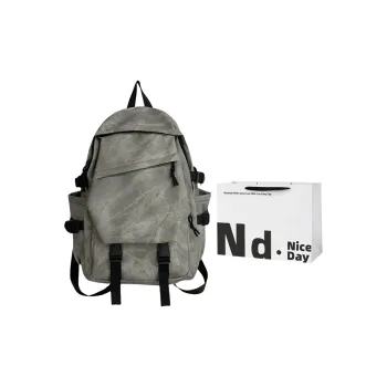 SWIMADE Composite Cloth Backpack Regular Unisex Light Gray/Dark Gray/Blue