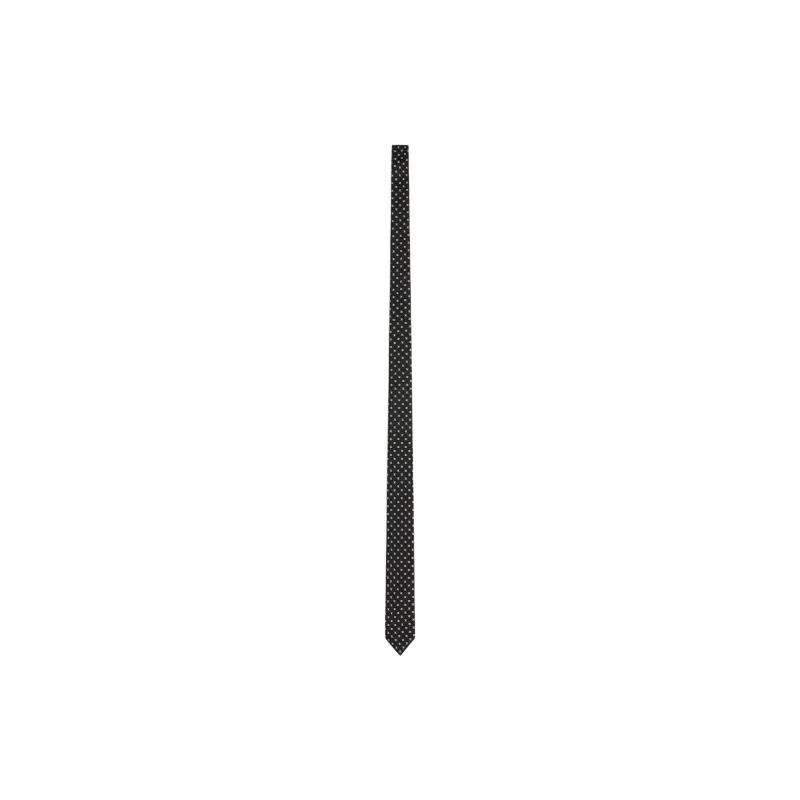 CELINE Thin Tie In Mini Triomphe Silk Jacquard-0