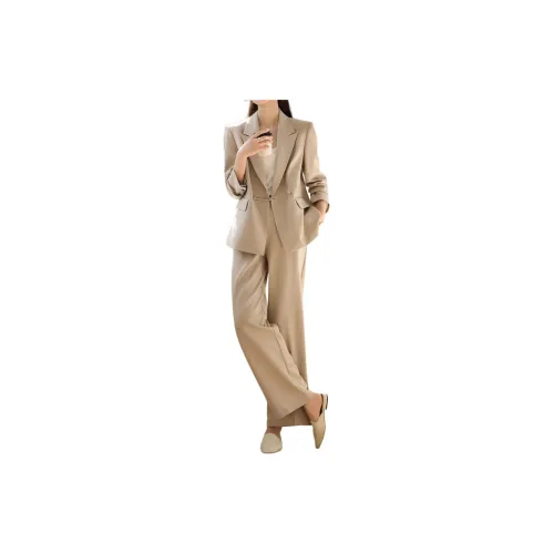 Mo Han Yi Mei Business Suits Women's Oatmeal