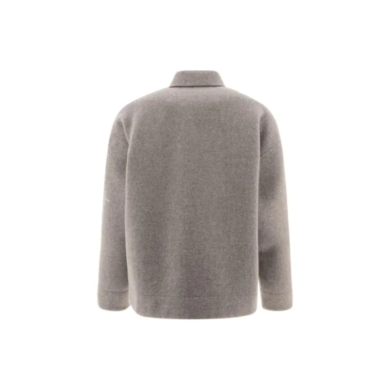 JIL SANDER + Relaxed Fit Zip Up Jacket-1